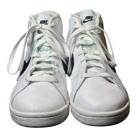 Nike Court Royale 2 Mid White / Black Basketball Sneakers Mens US Size 9 MId Top main image 8